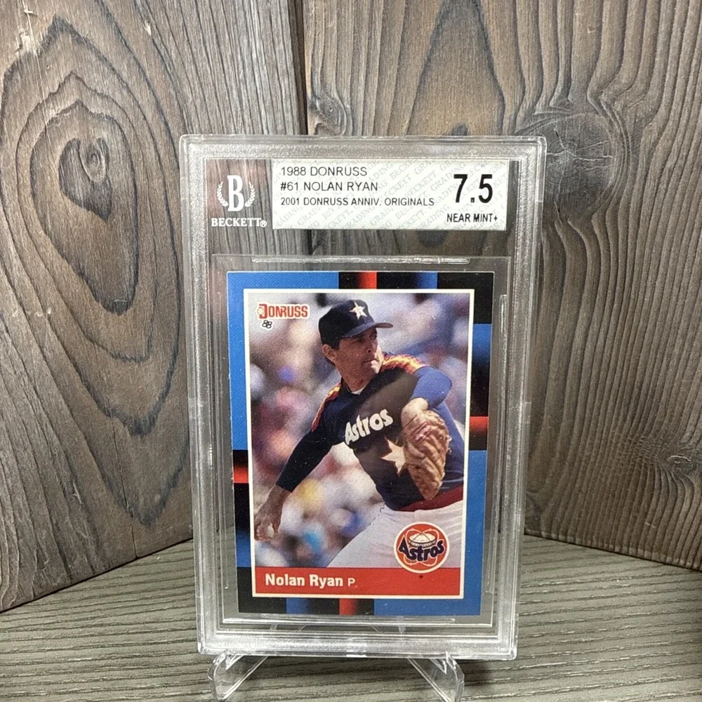 1988 Donruss #61 NOLAN RYAN Beckett 7.5 HOF‎ Astros